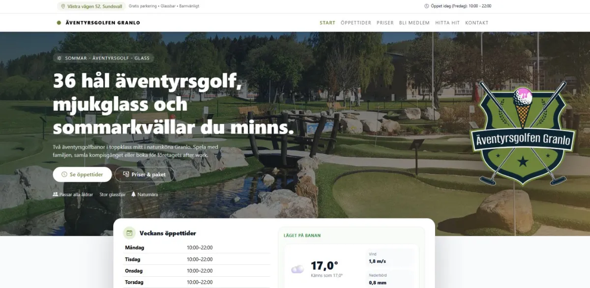 Äventyrsgolfen Granlo