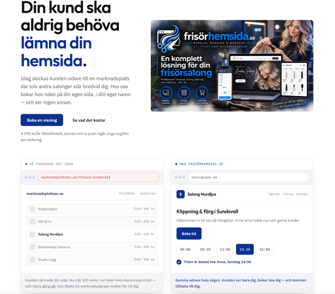 Frisörhemsida.se