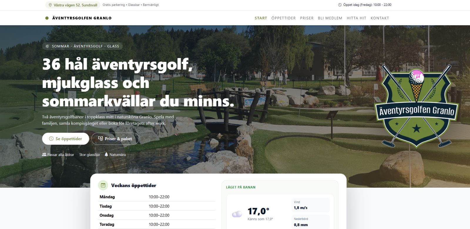 Äventyrsgolfen Granlo